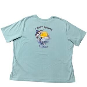 Tommy Bahama Men's Short Sleeve Graphic Tee Size 3XT